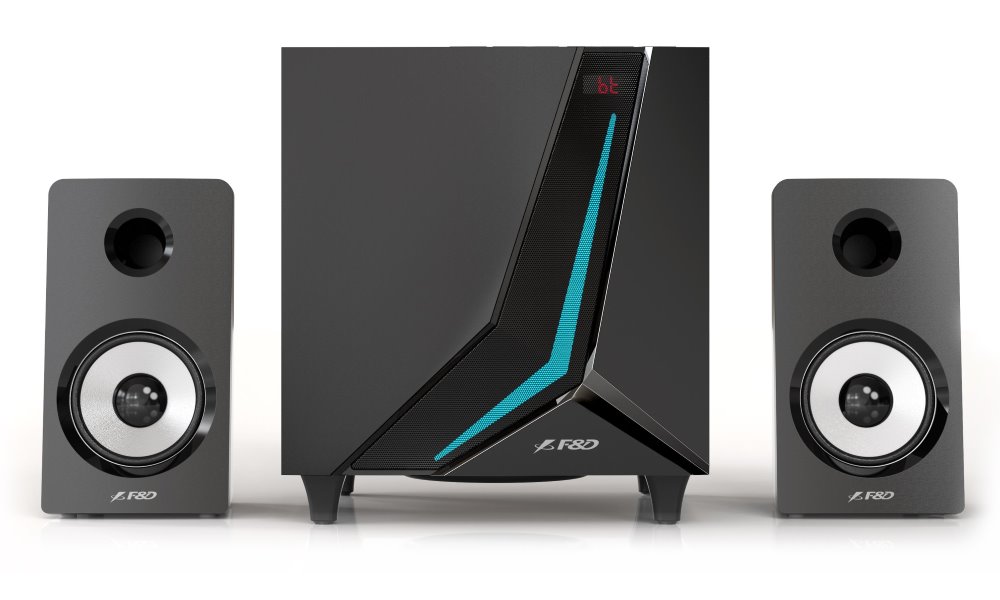 FENDA F&D repro F670X/ 2.1/ 70W/ černé/ BT5.3/ USB přehrávání/ RGB/ dálkové ovládání