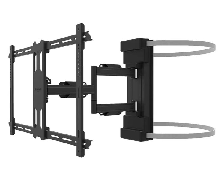 Neomounts Select WL40S-910BL16/Držák displeje/na sloup 25-100 cm/40-75"/sklopný/rotace/3čepy/VESA 600X400/nosn. 45kg/čer