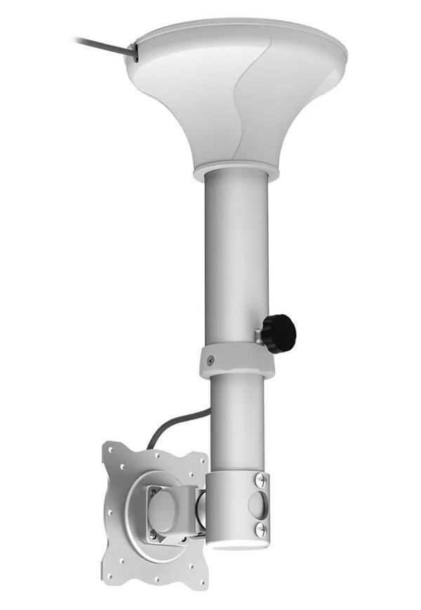 Neomounts  FPMA-C025SILVER / Flat Screen Ceiling Mount (Height: 37-47 cm) / Silver