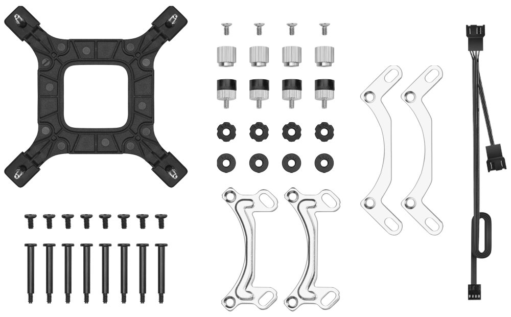 DEEPCOOL vodní chladič LE520 / 2x120 mm fan / ARGB / Intel i AMD (LGA1700)