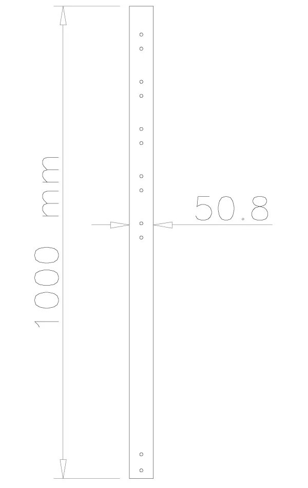 Neomounts  FPMA-CP100 / 100 cm extension pole for FPMA-C200/C400SILVER/PLASMA-C100 / Silver
