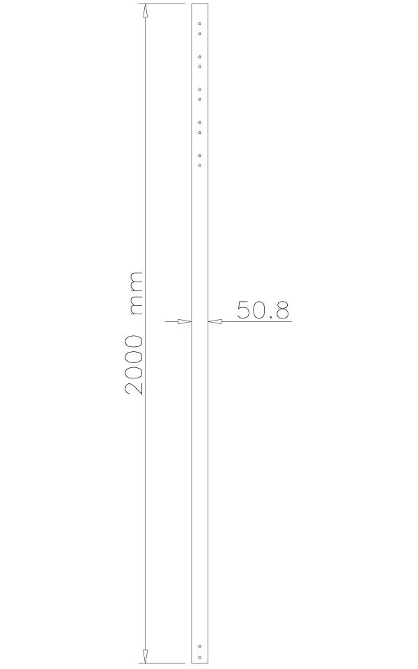 Neomounts  FPMA-CP200BLACK / 200 cm extension pole for FPMA-C200BLACK/C400BLACK/PLASMA-C100BLACK / Black