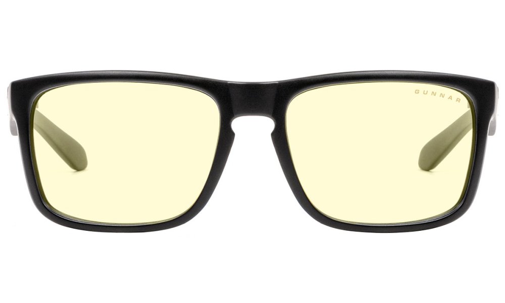 GUNNAR kancelářske/herní brýle INTERCEPT ONYX * jantarová/ sluneční REACT skla * BLF 65/90 * NATURAL focus