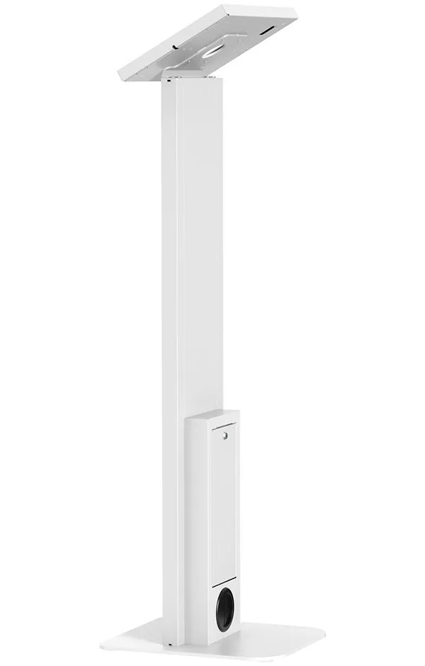 Neomounts  FL15-750WH1 / floor stand with cabinet, lockable tablet casing for Apple iPad, PRO, Air & Samsung Galaxy Tab