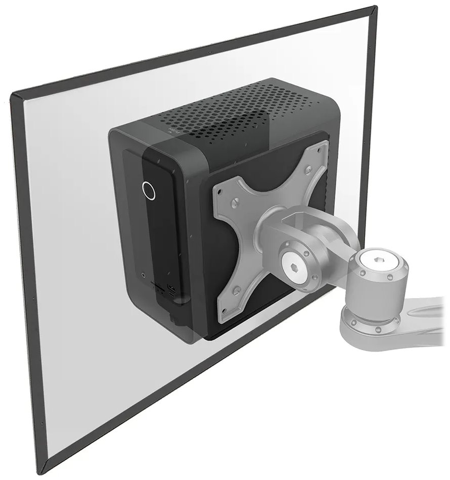 Neomounts  THINCLIENT-20 / Thin Client Holder (assembly on VESA 75/100) / Black