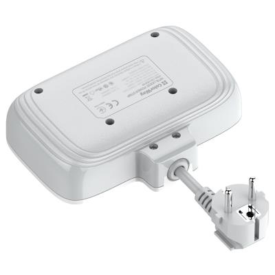 COLORWAY Prodlužovací napájecí přívod/ 2x Schuko/ 3x USB-A/ 1x USB-C / kabel 2,5cm