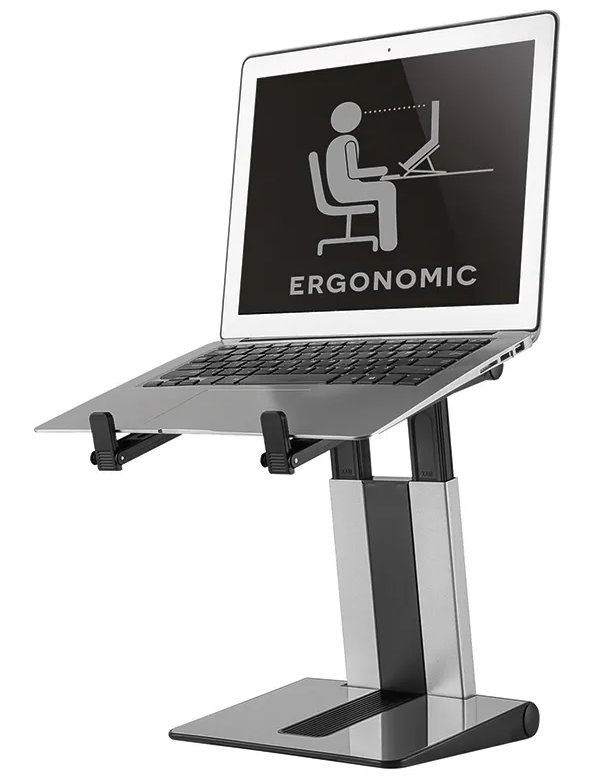 Neomounts  NSLS200 / Notebook Desk Stand (ergonomic, portable, height adjustable) / Silver