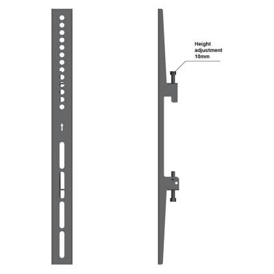 Neomounts Pro  NMPRO-C32 / Flat Screen Ceiling Mount - 3x2 (3 x horizontal/2 x vertical) - box 1/2 / Black/silver
