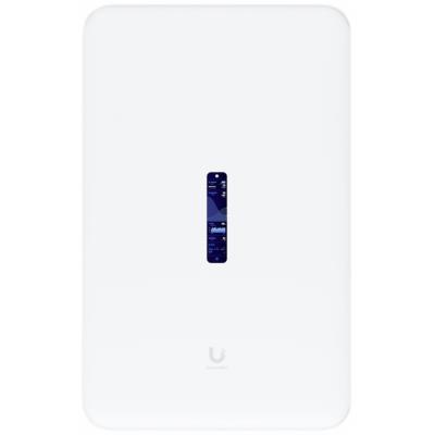 Ubiquiti UniFi Dream Wall - Router, Wi-Fi 6, UniFi OS, 17x GbE, 1x 2.5GbE, 2x SFP+, 128GB SSD, PoE++ (PoE budget 420W)