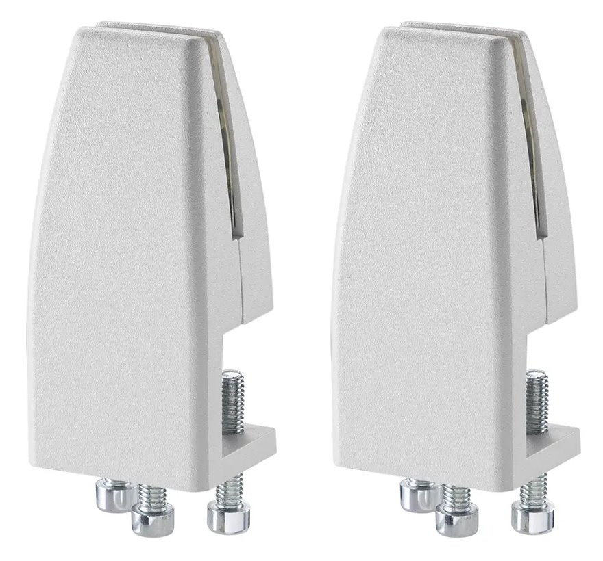 Neomounts NS-CLMP25WHITE / Desk Clamp for NS-GLSPROTECTXXX - for 8-25 mm desk thickness - set of 2 / White