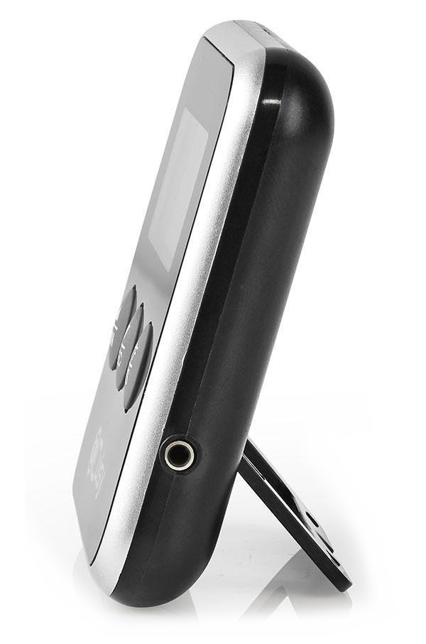 NEDIS teploměr na maso/ časoměřič/ LCD display/ 0 - 250 °C/ 1x AAA/LR03/ černo-stříbrný