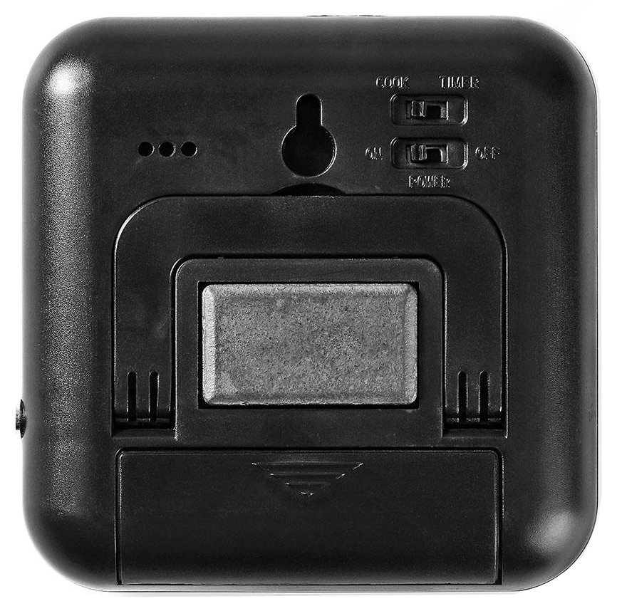 NEDIS teploměr na maso/ časoměřič/ LCD display/ 0 - 250 °C/ 1x AAA/LR03/ černo-stříbrný