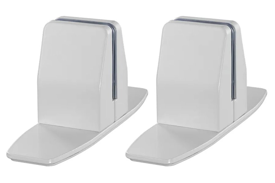 Neomounts NS-CLMPSTANDWHITE / Desk Stand for NS-GLSPROTECTXXX -  set of 2 / White