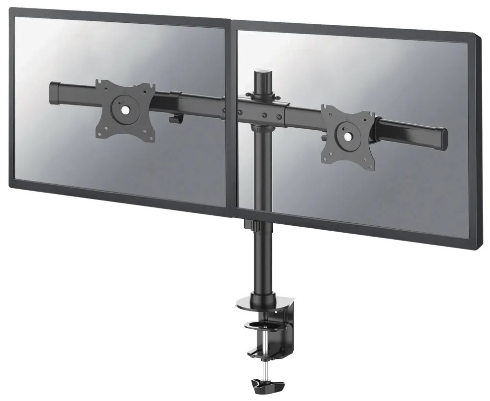 Neomounts FPMA-DCB100DBLACK / Flat Screen Desk Mount (clamp/grommet) - Crossbar / Black