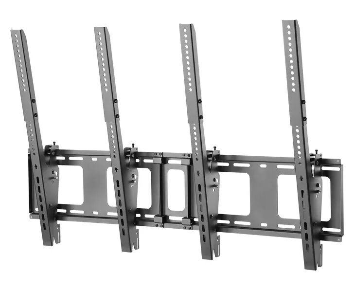Neomounts NS-WMB200PBLACK/Držák displeje/na stěnu/40-52"/menu board vertikální sklopný/VESA 400X600/nosn. 2x50kg/2 displ