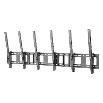 Neomounts NS-WMB300PBLACK/Držák displeje/na stěnu/40-52"/menu board vertikální sklopný/VESA 400X600/nosn. 3x50kg/3 displ