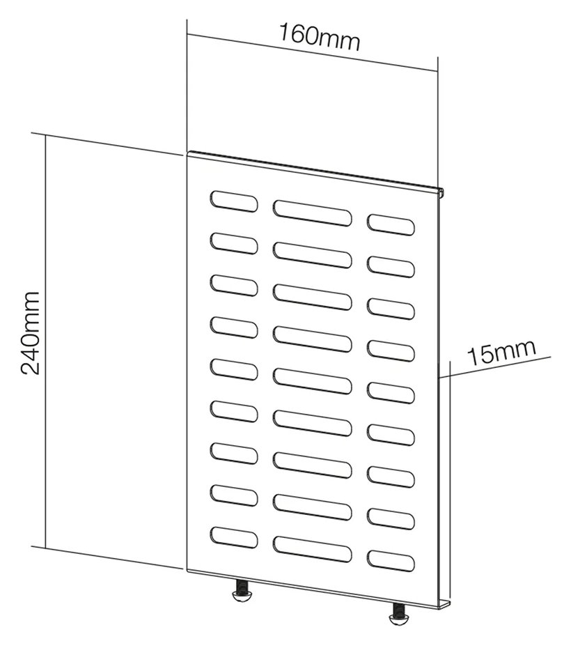 Neomounts NS-MBTC100/Držák na mediaplayer/pro držáky WMB 200, 200P, 300, 300P/nosn. 10kg/černý