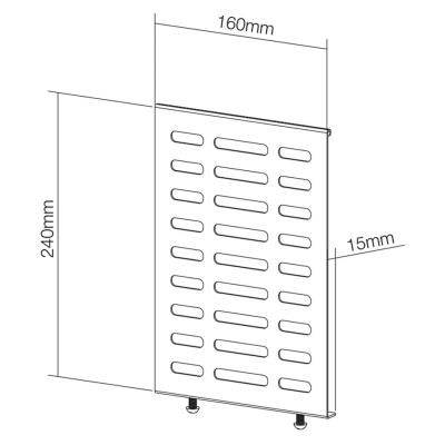 Neomounts NS-MBTC100/Držák na mediaplayer/pro držáky WMB 200, 200P, 300, 300P/nosn. 10kg/černý