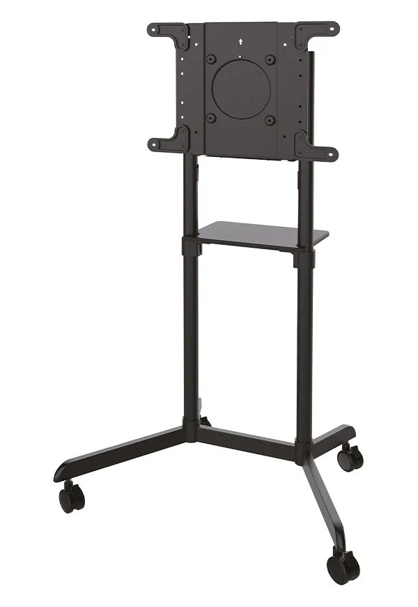 Neomounts NS-M1250BLACK / Mobile Flat Screen Floor Stand (height: 160 cm) / Black