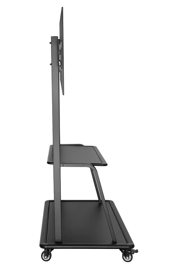 Neomounts NS-M4000BLACK / Mobile Flat Screen Floor Stand (stand+trolley) (height: 137-153 cm) box 1/2 / Black