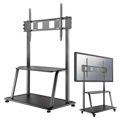 Neomounts NS-M4000BLACK / Mobile Flat Screen Floor Stand (stand+trolley) (height: 137-153 cm) box 1/2 / Black