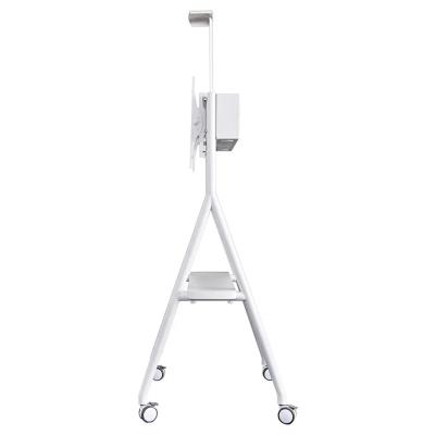 Neomounts NS-M1500WHITE / Mobile Flat Screen Floor Stand (height: 110 - 144 cm) / White