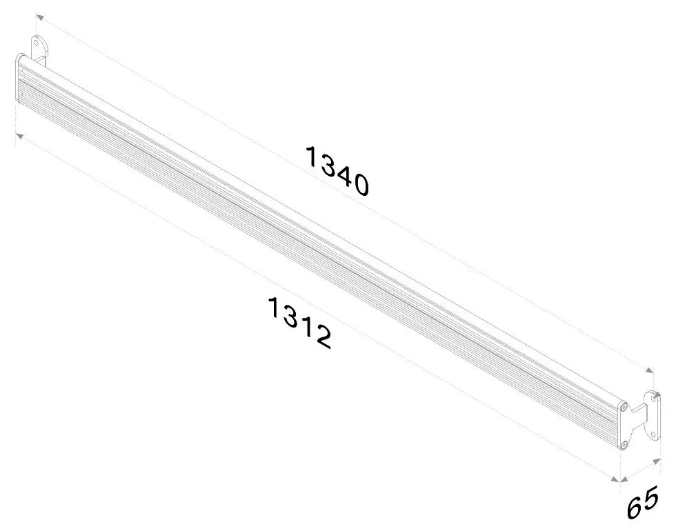 Neomounts  FPMA-WTB100 / Flat Screen Wall Toolbar for 3 screens (130 cm wide) / Silver