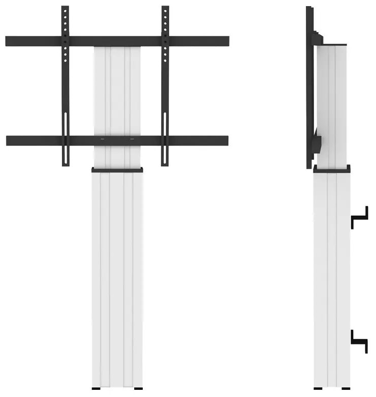 Neomounts  PLASMA-W2250SILVER / Motorised Floor Stand/Wall Mount - VESA 200x200 up to 800x600 / Silver