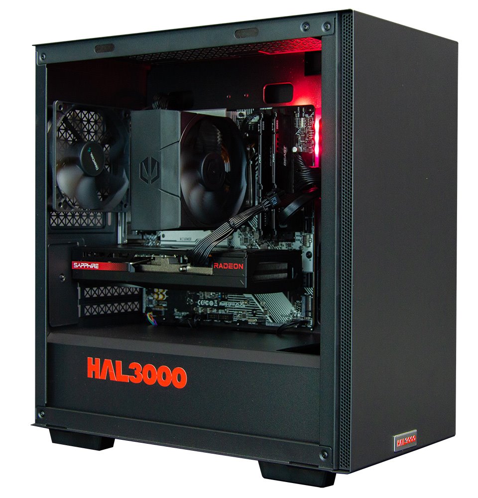 HAL3000 Online Gamer / AMD Ryzen 5 7600/ 32GB DDR5/ RX 7600/ 1TB PCIe SSD/ WiFi/ W11