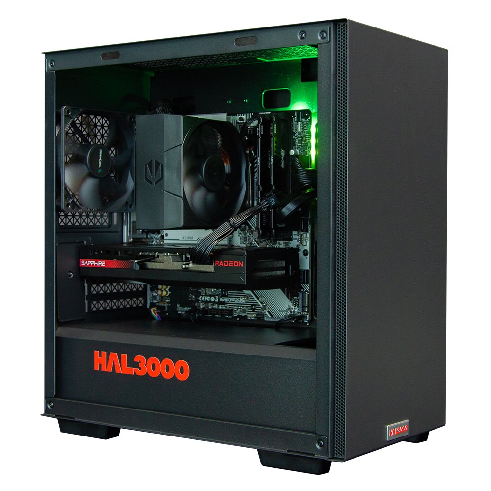 HAL3000 Online Gamer / AMD Ryzen 5 7600/ 32GB DDR5/ RX 7600/ 1TB PCIe SSD/ WiFi/ W11