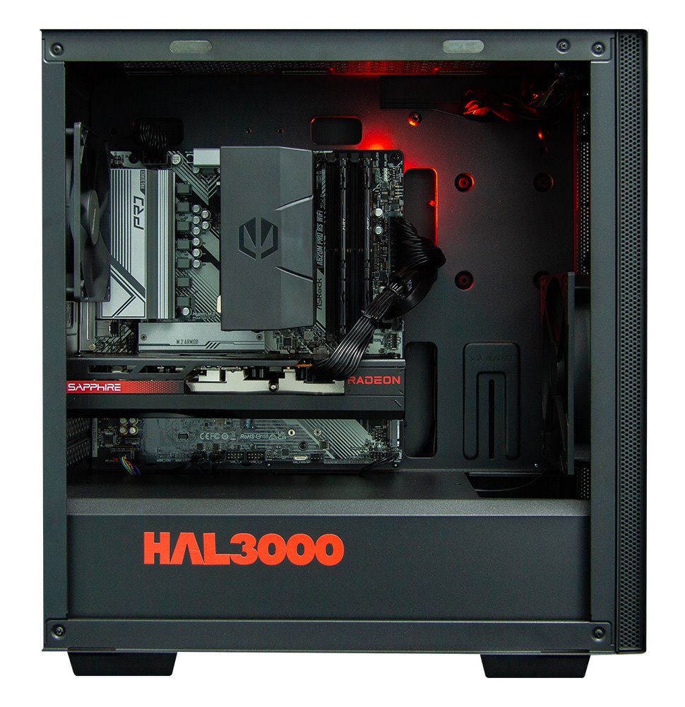 HAL3000 Online Gamer / AMD Ryzen 5 7600/ 32GB DDR5/ RX 7600/ 1TB PCIe SSD/ WiFi/ W11
