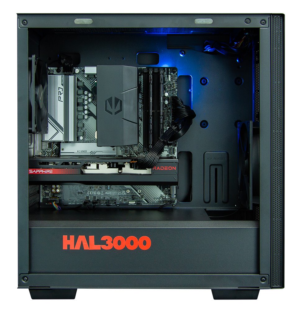 HAL3000 Online Gamer / AMD Ryzen 5 7600/ 32GB DDR5/ RX 7600/ 1TB PCIe SSD/ WiFi/ W11