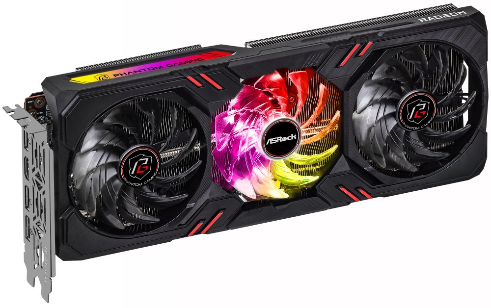 ASROCK AMD Radeon RX 7600 Phantom Gaming 8G OC / 8GB GDDR6 / PCI-E / HDMI / 3x DP