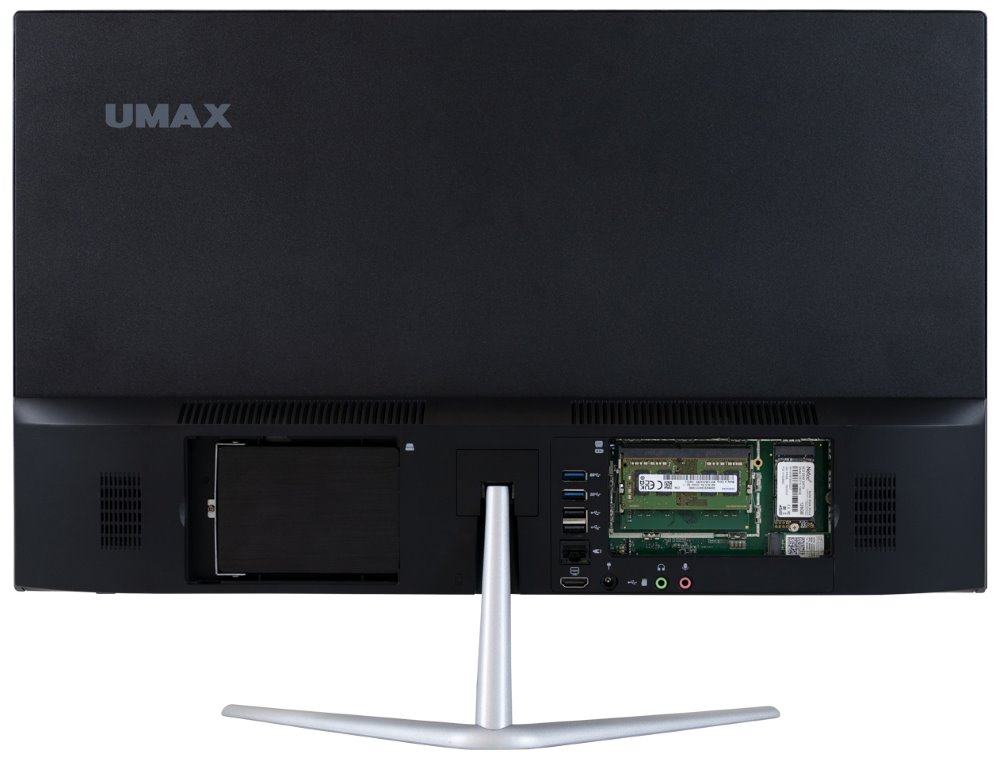 UMAX All-in-One U-One 24JL Pro/ 23,8" IPS/ 1920x1080/ N5100/ 4GB/ 128GB SSD/ HDMI/ 2x USB 3.0/ 2x USB 2.0/ W11Pro/ černý