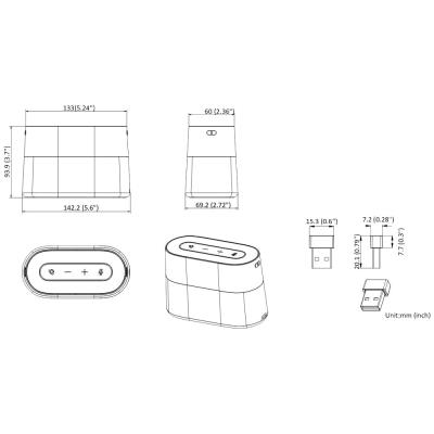 HIKVISION bezdrátový konferenční mikrofon