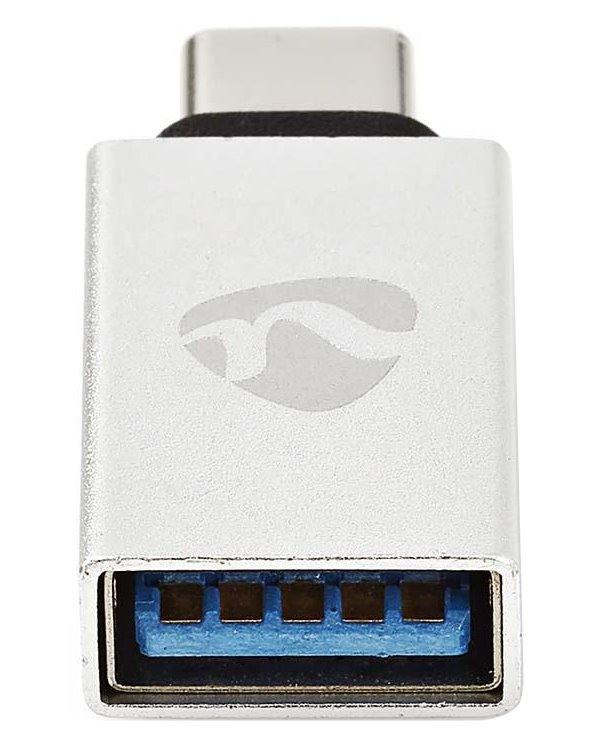 NEDIS PROFIGOLD USB-C/USB 3.2 Gen 1 adaptér/ USB-C zástrčka - USB-A zásuvka/ hliník/ stříbrný/ BOX