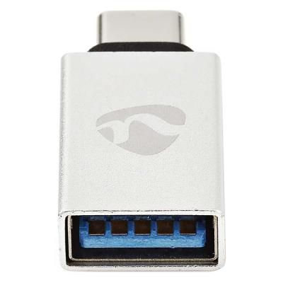 NEDIS PROFIGOLD USB-C/USB 3.2 Gen 1 adaptér/ USB-C zástrčka - USB-A zásuvka/ hliník/ stříbrný/ BOX