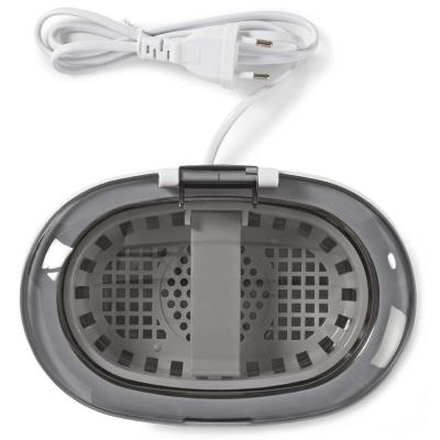 NEDIS ultrazvuková čistička šperků/ 0,6 L/ síťové napájení/ 230 V AC 50 Hz/ bílá (plast)