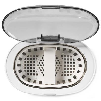NEDIS ultrazvuková čistička šperků/ 0,6 L/ síťové napájení/ 230 V AC 50 Hz/ bílá (plast)