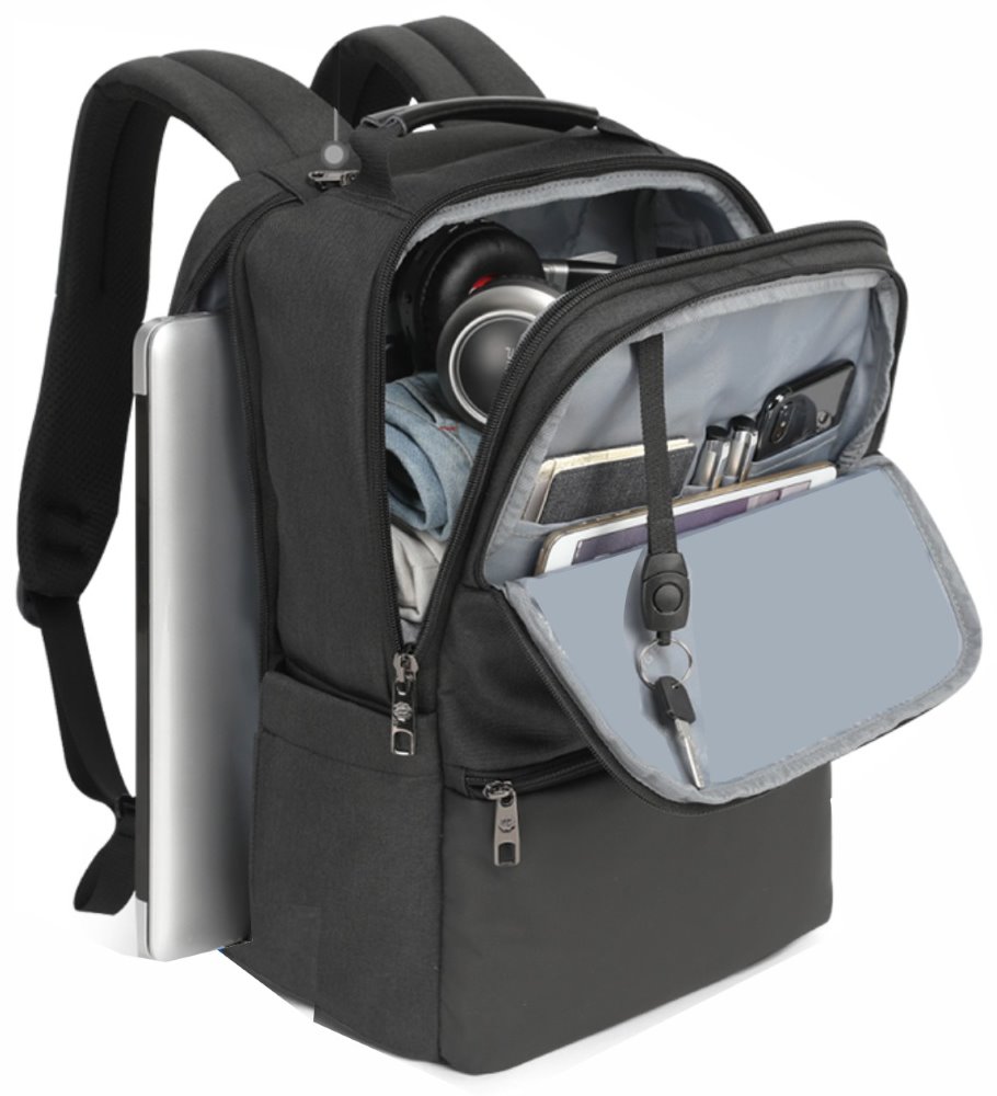 Swissten Laptop backpack batoh na notebook 15,6“, černý