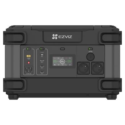 EZVIZ nabíjecí stanice PS1300/ výkon 2000W/ baterie LFP/ kapacita 1324Wh/ 13 portů/ hmotnost 23kg/ černá