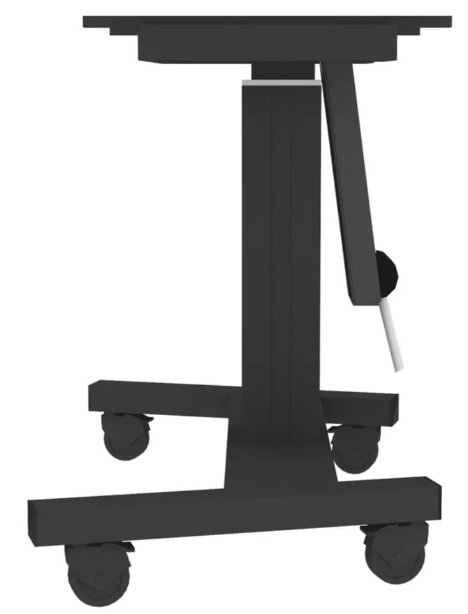Neomounts  PLASMA-M2500TBLACK / Motorised Mobile Floor Stand (90° tilt) - VESA 200x200 up to 800x600 / Black