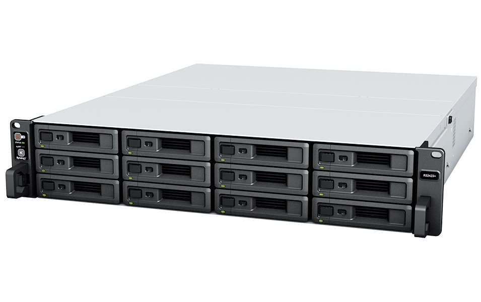 Synology RS2423+   12x SATA, 8GB RAM, 2x USB 3.2, 2x GbE,1x 10GbE, 1x PCIe