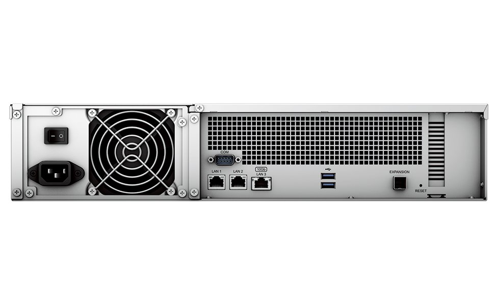 Synology RS2423+   12x SATA, 8GB RAM, 2x USB 3.2, 2x GbE,1x 10GbE, 1x PCIe