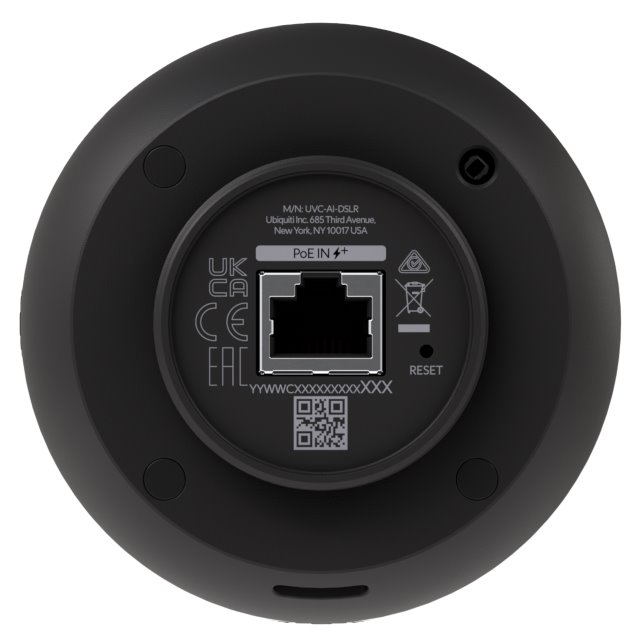 Ubiquiti AI DSLR - kamera, 8Mpx rozlišení, 30 fps, IR LED, obousměrné audio, IPX5, PoE+ (bez PoE injektoru)