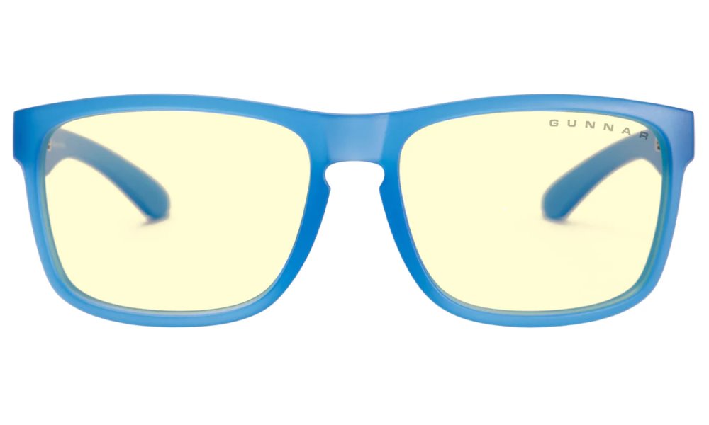 GUNNAR kancelářske/herní brýle INTERCEPT POP COBALT BLUE * jantarová skla * BLF 65 * GUNNAR focus