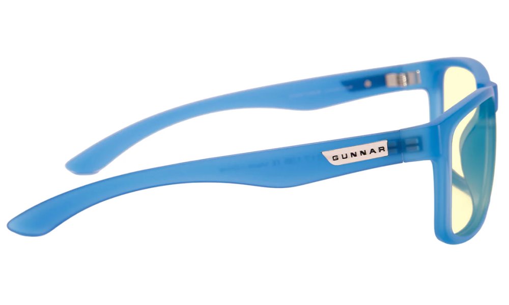 GUNNAR kancelářske/herní brýle INTERCEPT POP COBALT BLUE * jantarová skla * BLF 65 * GUNNAR focus