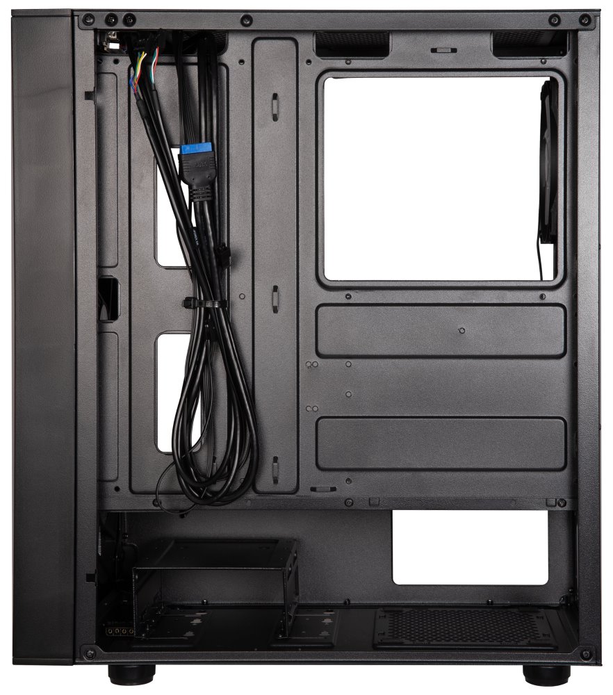 BitFenix skříň Light / ATX / 4x120mm RGB fan / 2xUSB 3.0 / USB 2.0 / tvrzené sklo / černá