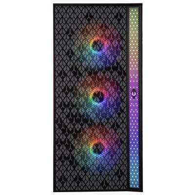 BitFenix skříň Light / ATX / 4x120mm RGB fan / 2xUSB 3.0 / USB 2.0 / tvrzené sklo / černá