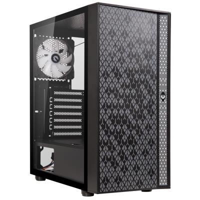 BitFenix skříň Light / ATX / 4x120mm RGB fan / 2xUSB 3.0 / USB 2.0 / tvrzené sklo / černá